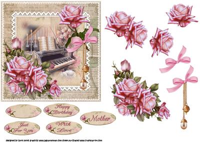 Shabby Chic Music and Roses