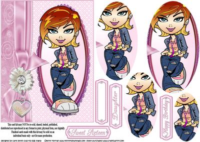 Teen Diva Birthday Sweet Sixteen Pyramid