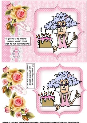 Stella Plans a Surprise Party Quick Card
