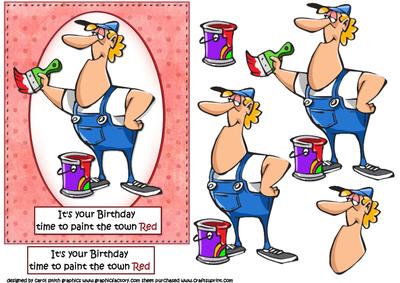 Time to Paint the Town Red Birthday