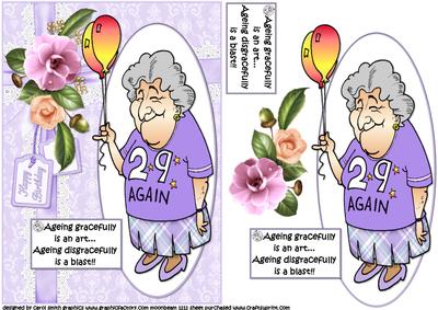 Ethel Knows About Ageing Quick Card