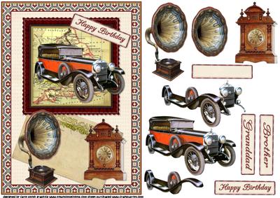 Vintage Birthday One for the Men