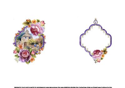 English Roses and Butterflies at Dovecote Cottage Insert