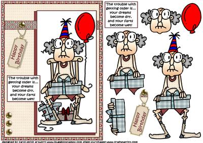Gus the Trouble with Getting Older Insert