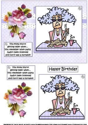 Stella Was a Child in the 50's Quick Card