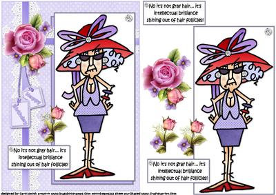 Stella It's Nor Gray Hair Quick Card