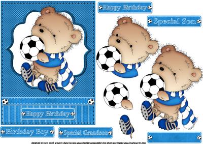 Ted's Kicking It for His Birthday Blue
