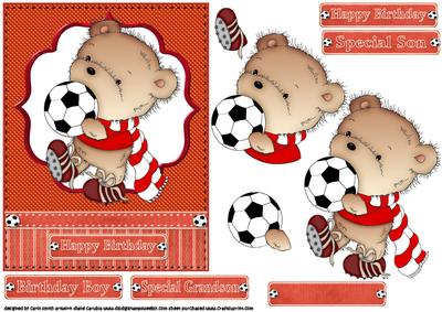 Ted's Kicking It for His Birthday Red