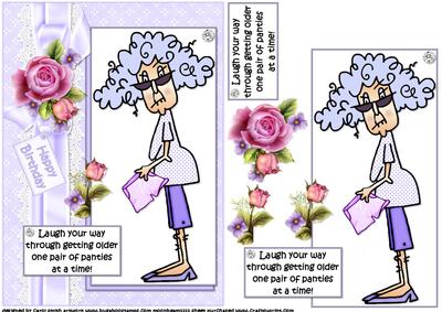 Stella Laughs About Getting Older Quick Card