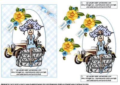 Stella Like a Vintage Car Quick Card