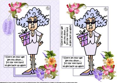 Stella Don't Let Your Age Get You Down Quick Card