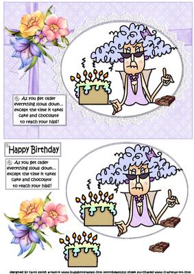 Stella About Getting Older Quick Card