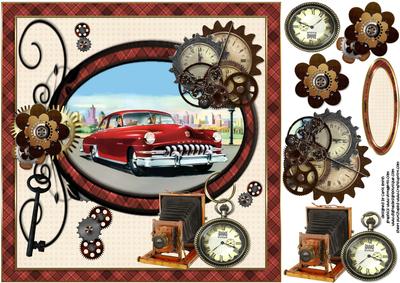8x8 1950's Vintage Car for the Men