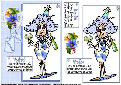 Stella Has a Birthday Sponser Quick Card