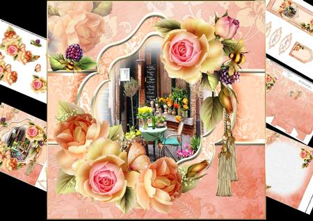 8x8 Rose Cafe Mini Kit