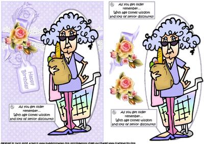 Stella and the Benefits of Getting Older Quick Card
