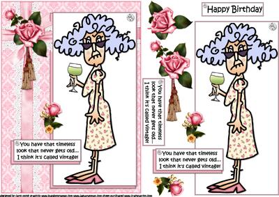 Stella Has a Timeless Look Quick Card