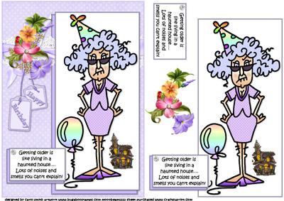 Stella Talks About Getting Older Quick Card