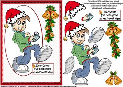 Teen Boy Writes to Santa