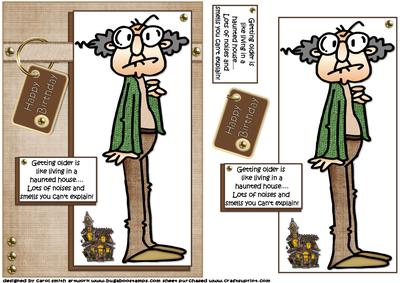 Gus About Getting Older Quick Card