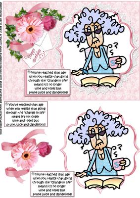 Stella and the Change in Life Quick Card