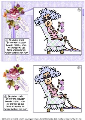 Stella Talks About Underwear Quick Card