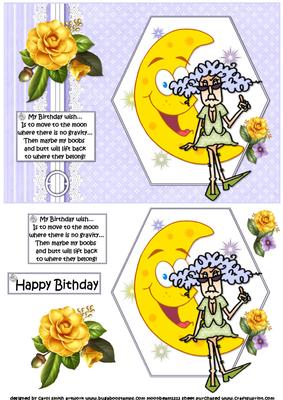 Stella Wants to Go to the Moon Quick Card