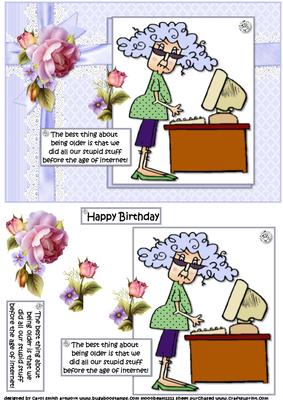 Stella the Benefits of Getting Older Quick Card