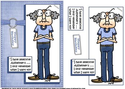 Gus Has Selective Alzheimer's Quick Card