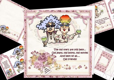 8x8 Stella and Edna Old Friends Mini Kit