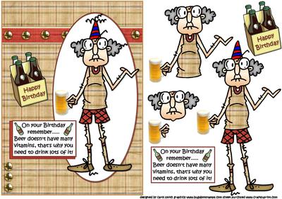Gus and His Birthday Beer