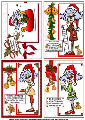 Selection of Four Stella Christmas Toppers