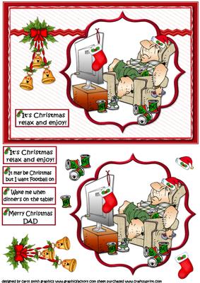 Christmas Relax and Enjoy Quick Card