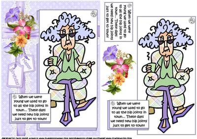 Stella and Her Hip Joints Quick Card