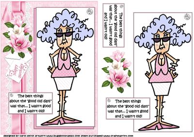 Stella and the Good Old Days Quick Card