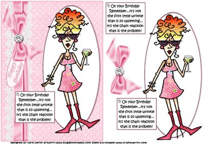 Rita Gets Her First Wrinkle Quick Card