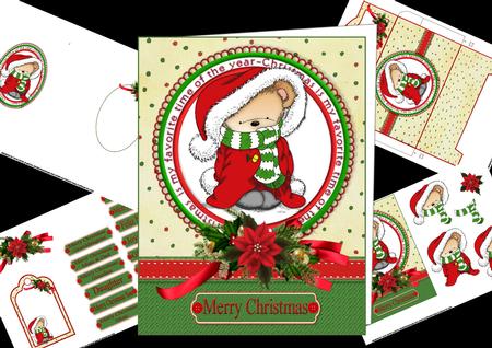 Snuggle Bear Christmas Mini Kit