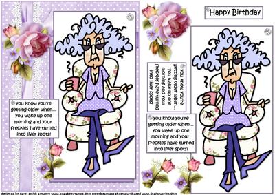 Stella and Her Liver Spots Quick Card