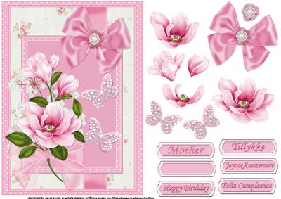 Flowers Bows and Butterflies