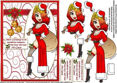 Merry Christmas from Mrs Claus Husband/partner