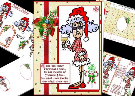 Stella Cost of Christmas Decoupage or Quick Card Mini Kit