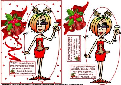 J.j Family Christmas Wishes Quick Card