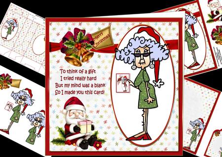 Stella Made You a Christmas Card Mini Kit