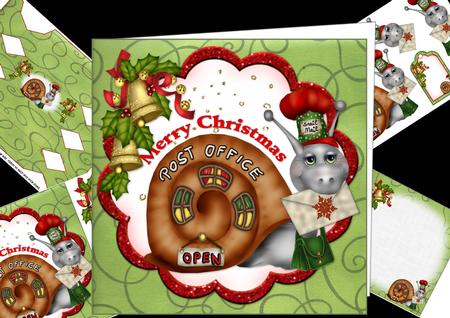 8x8 Snail Mail Christmas Mini Kit