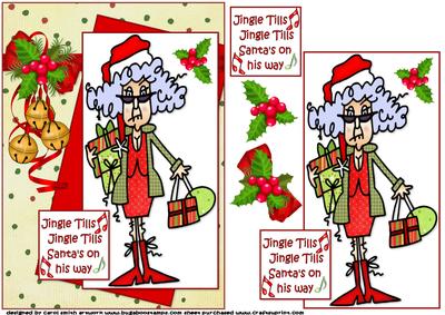 Stella Jingle Tills Santa's on His Way Quick Card