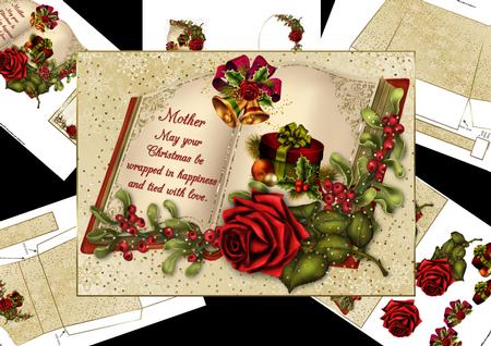 An Open Book Christmas Gift for Mother Mini Kit