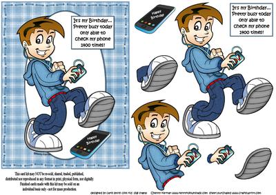 Teen Boy Too Busy to Check His Phone