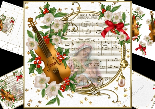 8x8 Winter Melody Silent Night Mini Kit