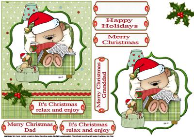Relax and Enjoy Chritmas Quick Card