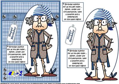 Gus Has Birthday Advice for the Older Gent Quick Card